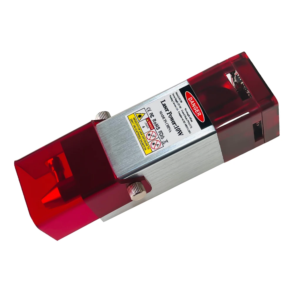 

High Power 80W Optical Power Laser Head With Air Assist TTL Blue Light Module For Laser Engraving And Cutting Machine