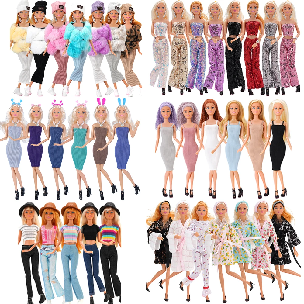 NK Official Fashion Doll Dress 11.5 Inch Doll Clothes Dolls Accessories Mix Style Dollhouse Toys For Girl's 1/6 Doll Gift JJ