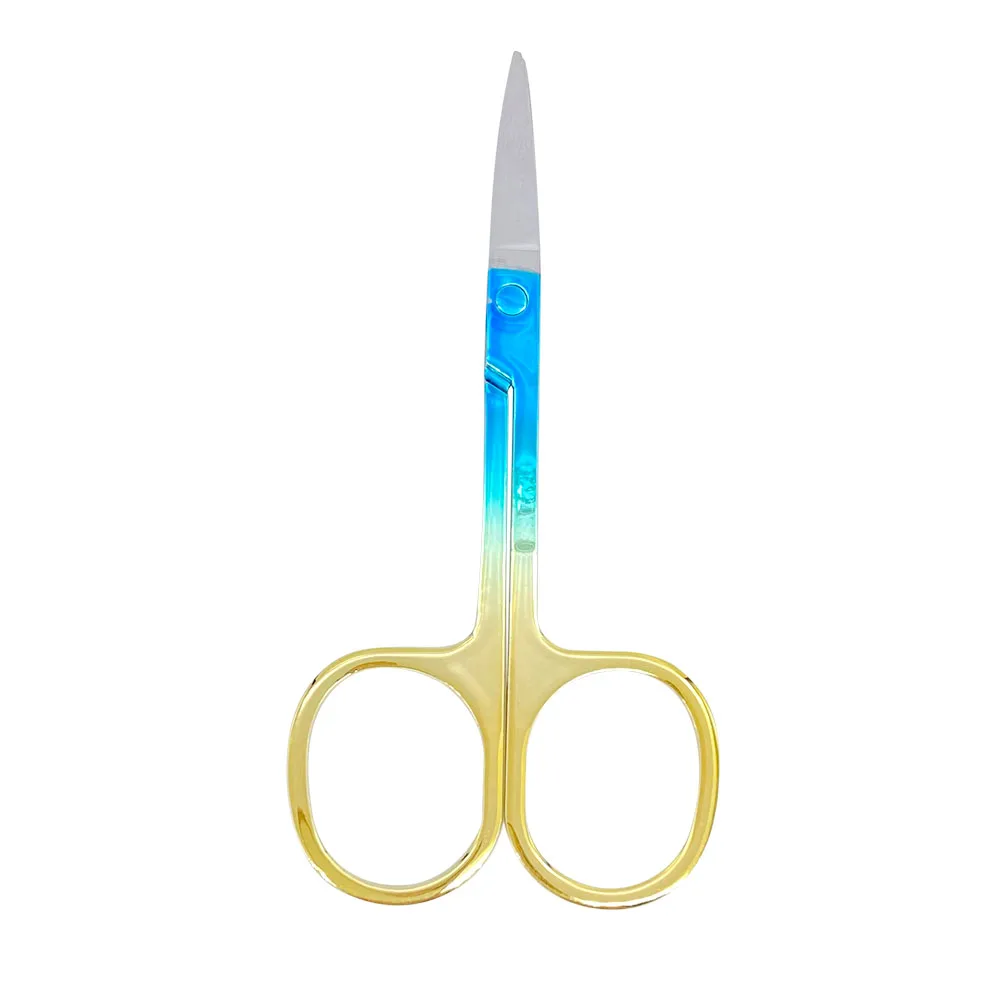 1 Pc Eyebrow Scissor Makeup Eyelash Trimmer Facial Hair Remover Manicure Nail Cuticle Scissors
