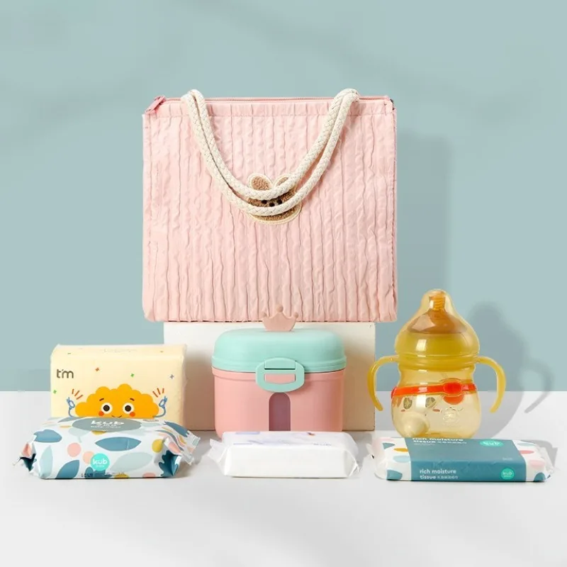 Cute Mommy Women Bag Multi-Function Baby Nappy Stroller Organizer Waterproof Bag Milk Bottle  Diaper Bag for Baby