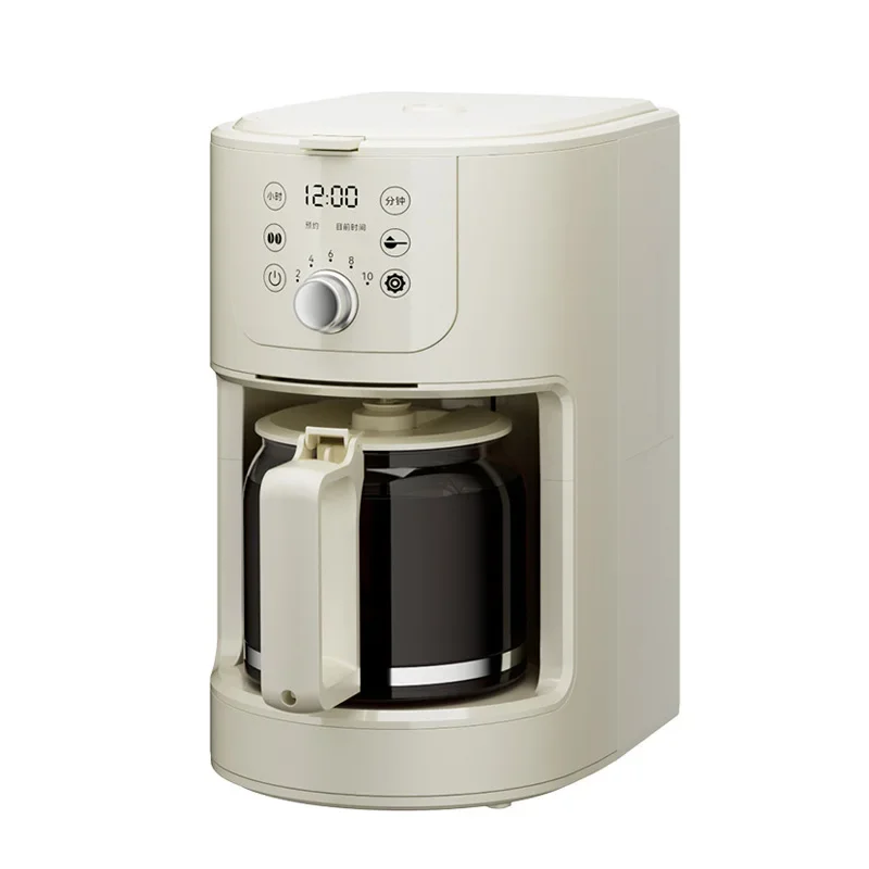 Automatic Electric Coffee Maker Bean Grinder Mill Beans Grinding Machine Comercial Espresso Tea Boiler Drip Cafe American Pot EU 5