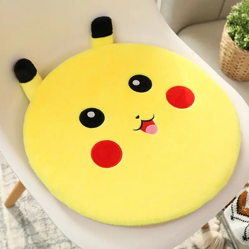 

Pokemon Pikachu Cushion Cartoon Anime Cute Memory Foam Cushion Stuffed Animal Removable and Washable Stools with Thick Cushions