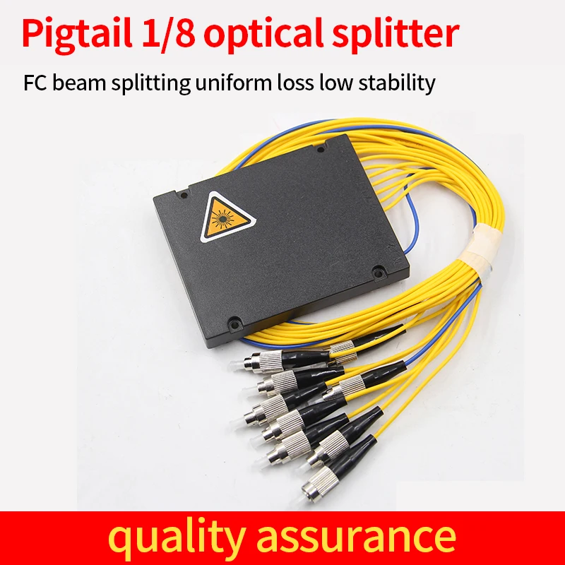 Tanie Rozdzielacz światłowodowy typu Pigtail 1/8 rozdzielacz sygnału optycznego typ pigtail typu FC