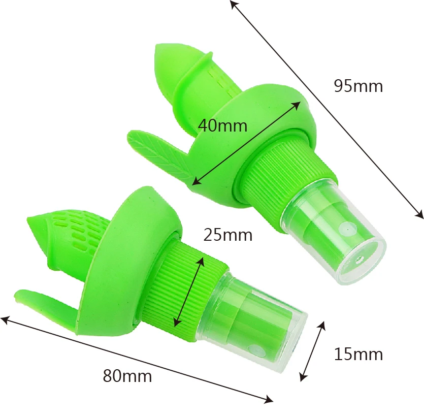 Fruit Juicer Lemon Squeezer Juice Accessories Lemon Sprayer 2Pcs/set Gadgets Fruit Juice Citrus Spray Hand Juicer For Cook Steak Chicken Salad Drinks Orange Juice Squeeze