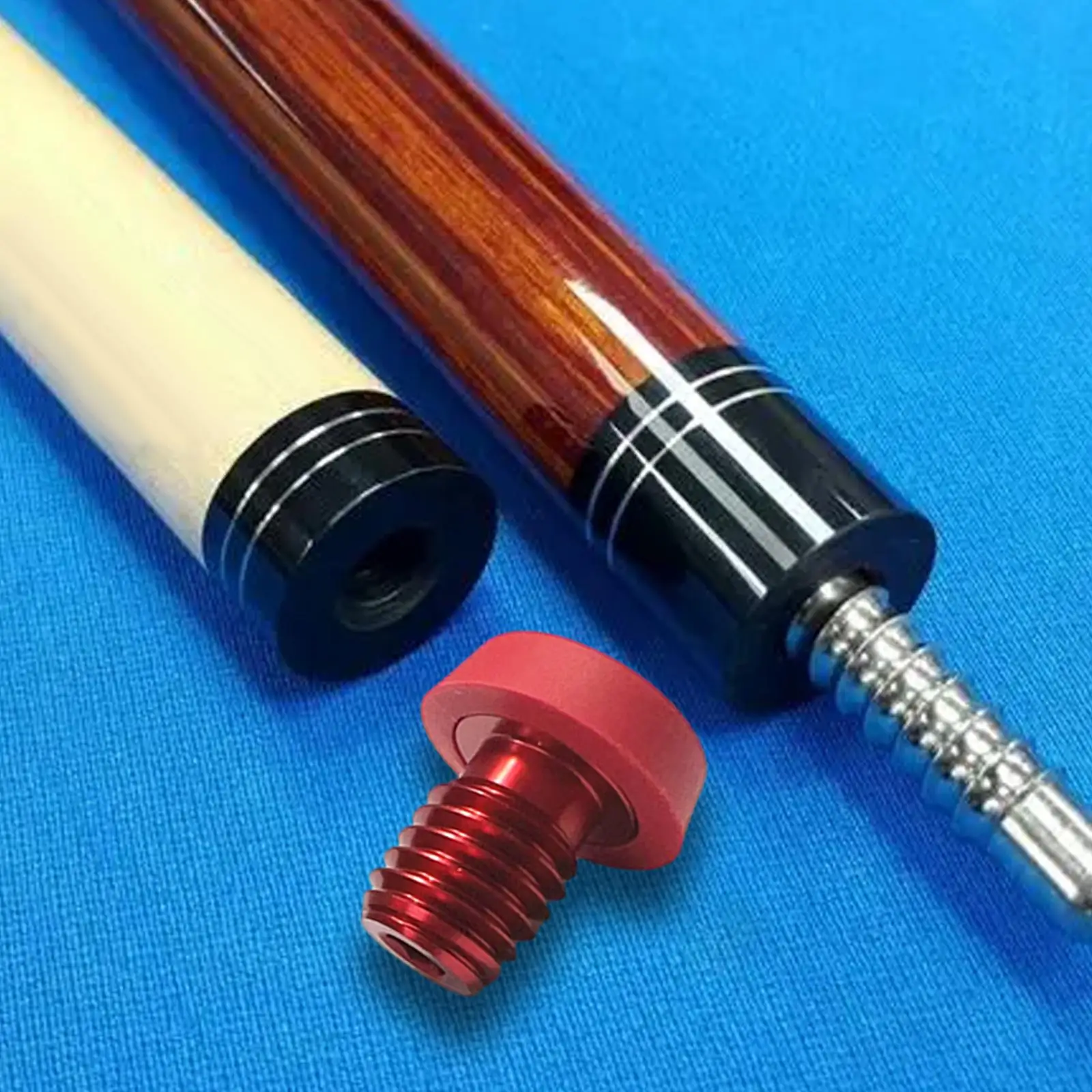 Billiard Cue Bottom Plug Lightweight Fall Protection Pool Cue Butt Bumper for Players Enthusiast Athlete Billiard Cues Beginners