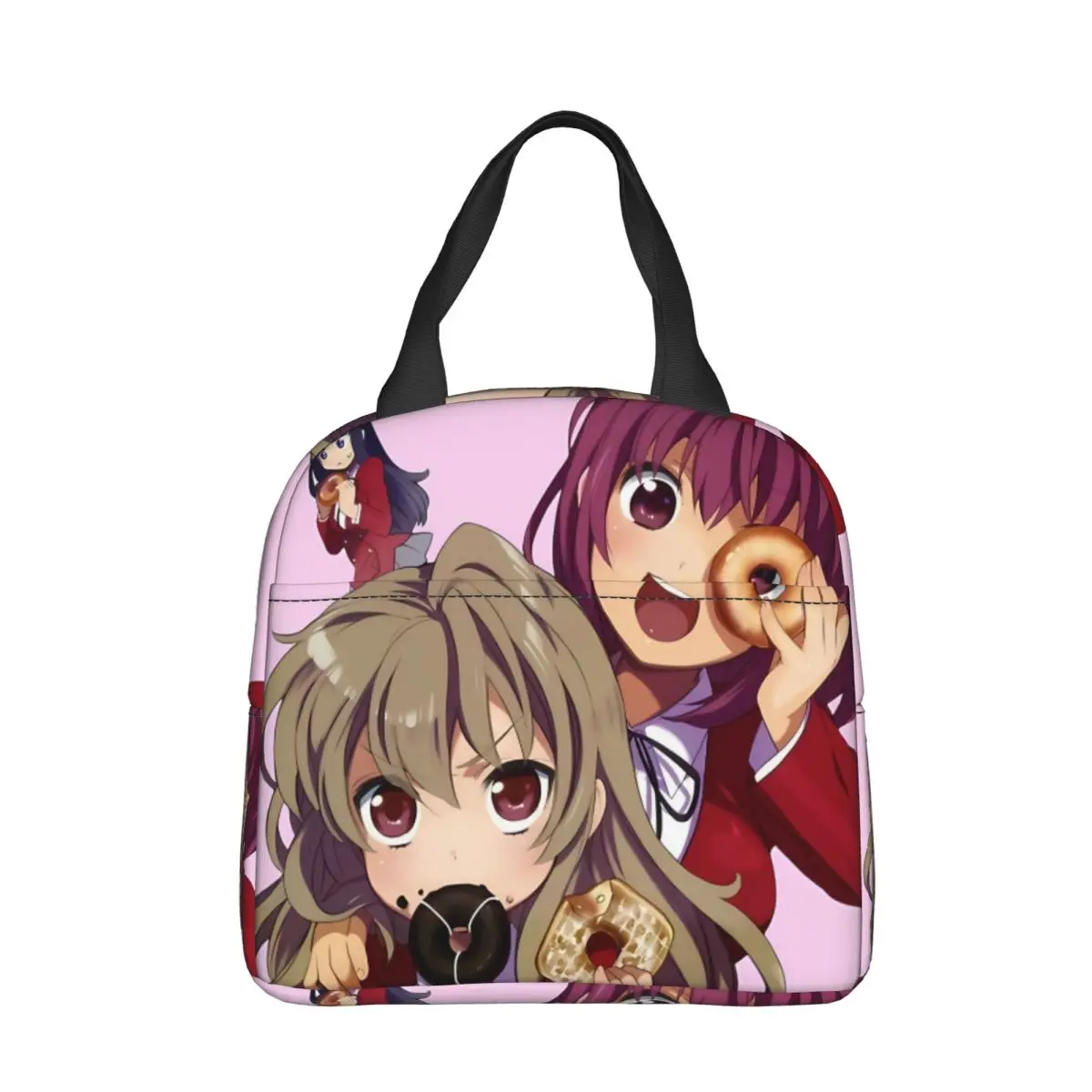 

Детская Алюминиевая сумка Kushieda Minori коробка-сумка для обеда Toradora, портативный Ланчбокс из фольги
