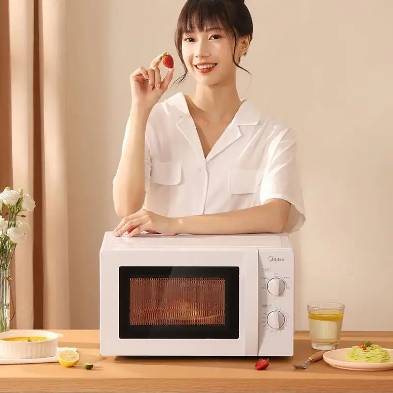 Midea Microwave Oven 220V 1150W 360° Turntable Heating 2450MHz Microwave Frequency Knob Control Easy Cleaning Microwave Ovens 2