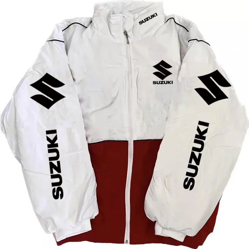 Suzuki Racing Jacket - A fashionable motorcycle riding jacket for