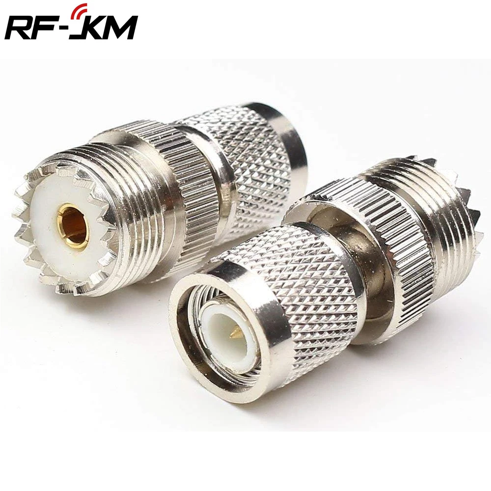 BNC Male To TNC Female Coaxial Adapter - 50 Ohm, Premium Quality, USA Ham Radio Seller