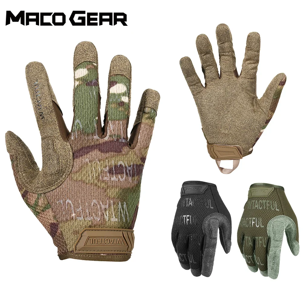 Tactical Gloves Full Finger Gloves Sports Airsoft Training Shooting Cycling Paintball Hiking Outdoor Equipment for Men