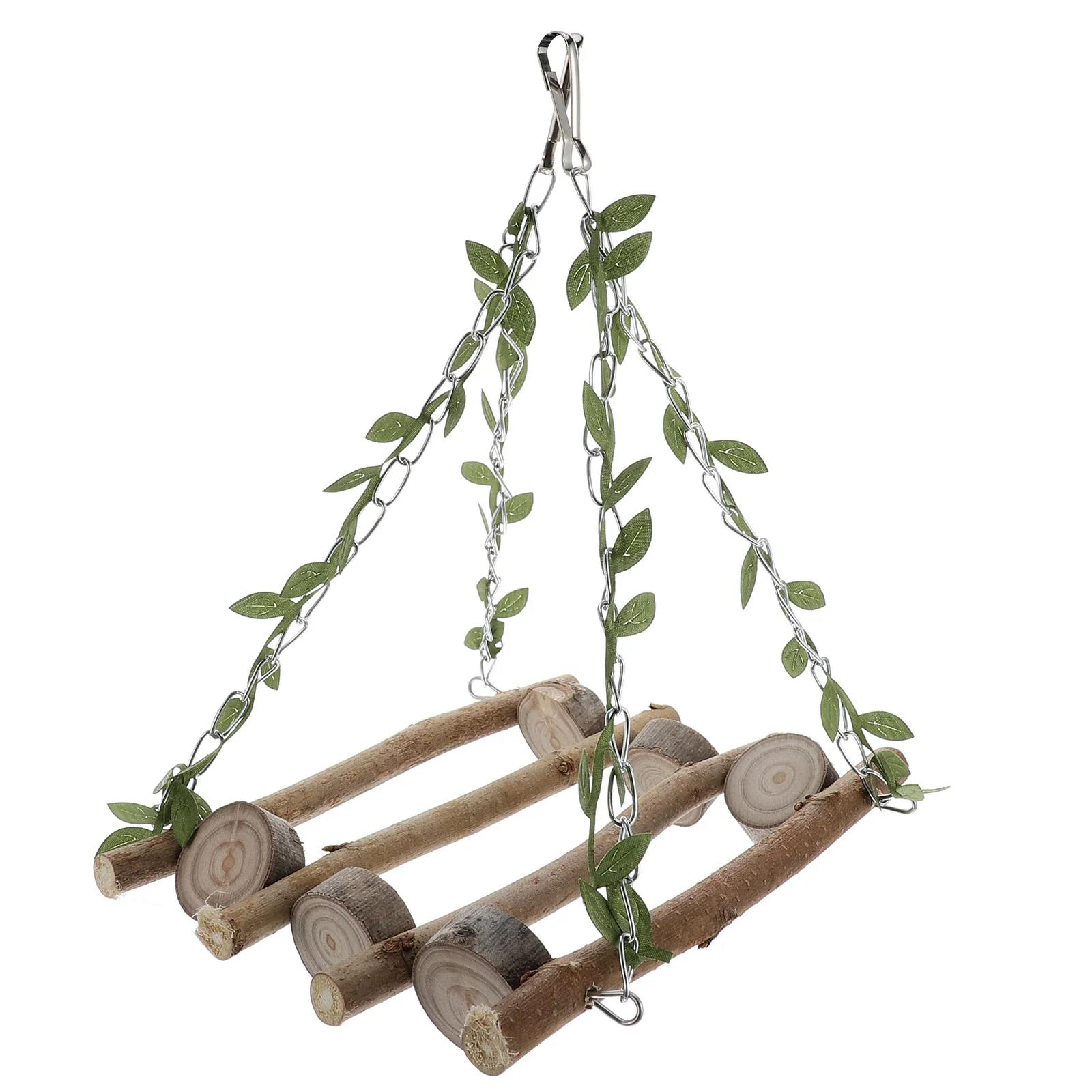 

Parrot Hanging Ladder Wood Playing Swing Standing Swing Hanging Bridge Toy
