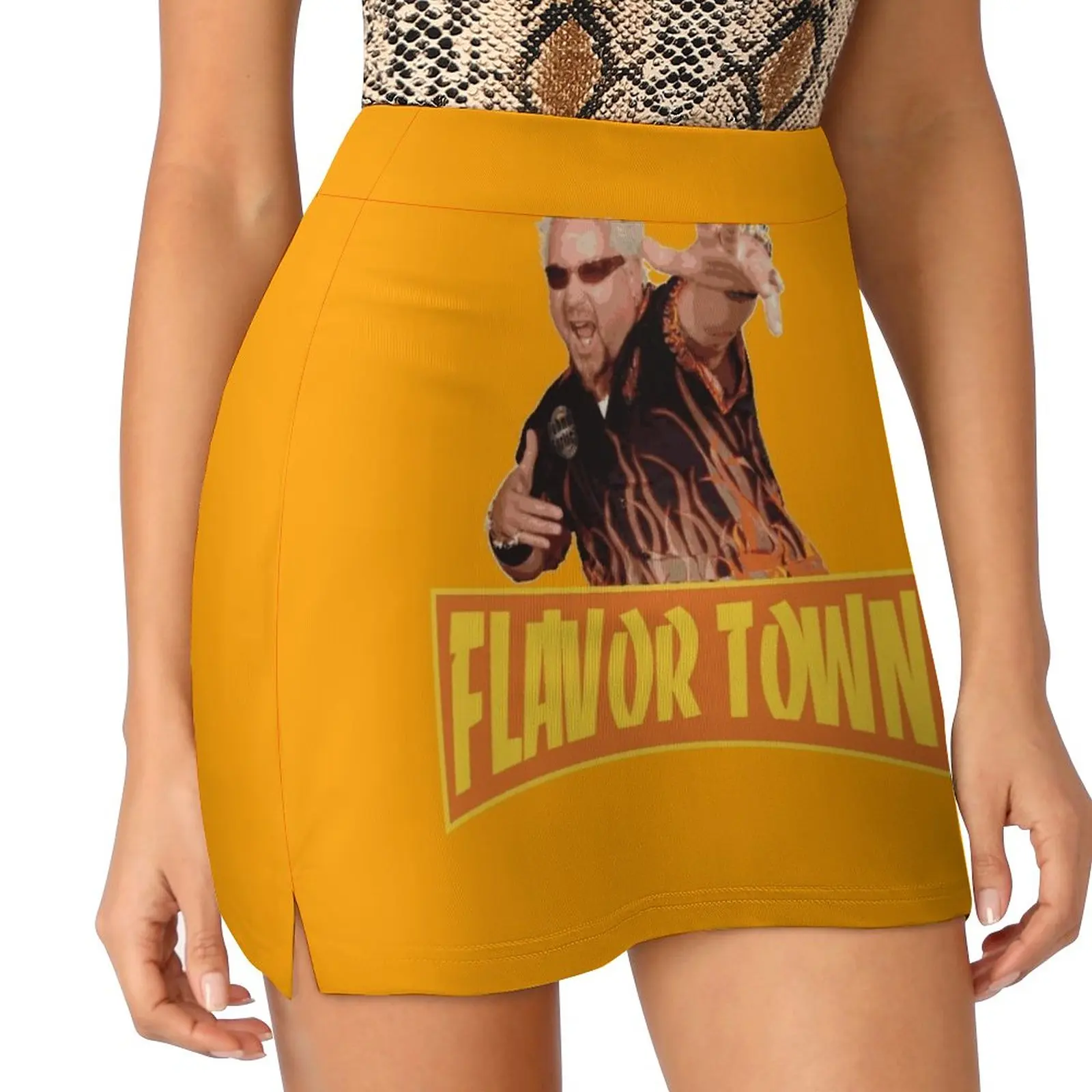 

FLAVOR TOWN USA - GUY FlERl Light proof trouser skirt Kawaii women's clothing summer 2024 novelties korean style skirt