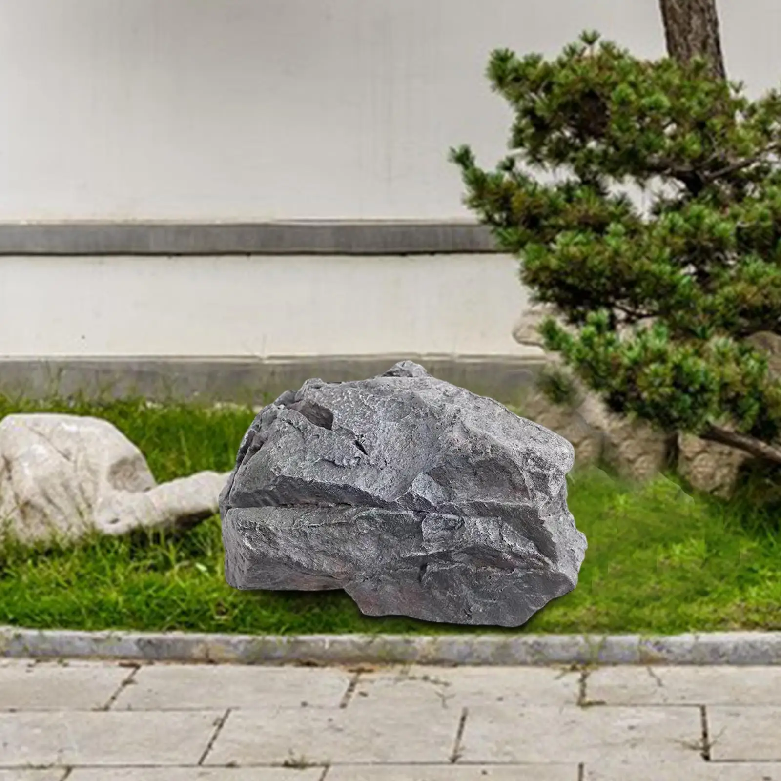 Artificial Rock Lightweight Versatile PU Sandstone Landscape Realistic Natural Texture for Squares Yard Parks Stations Aquarium