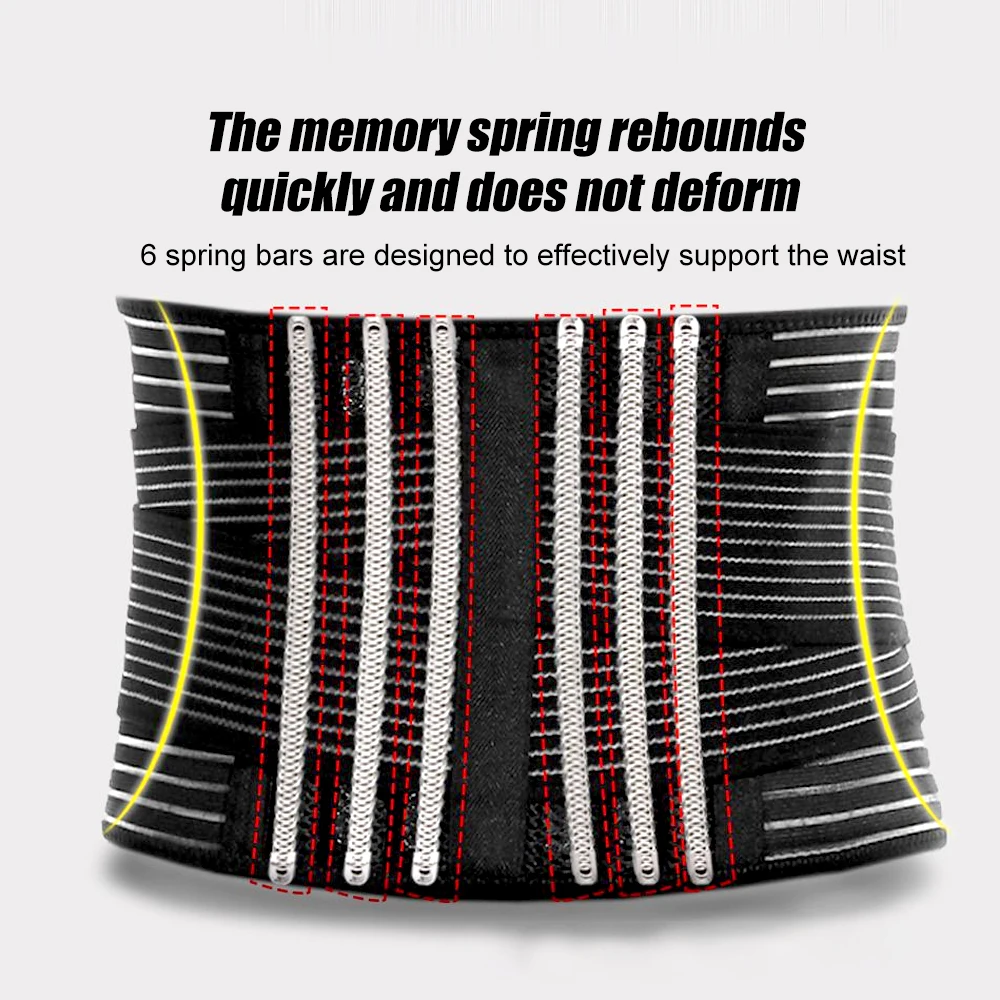 Ceinture Lombaire Confortable Soutien Dos Homme/femme Pour