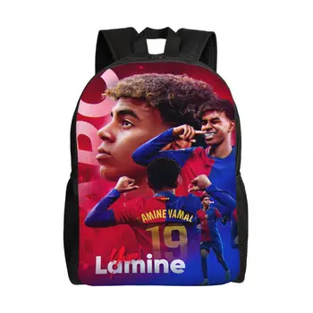 Zaino per bambini Lamine Y-Yamal per bambini Ragazze Ragazzi Zaini sportivi da calcio Borsa da scuola per bambini Kawaii per asilo nido 1