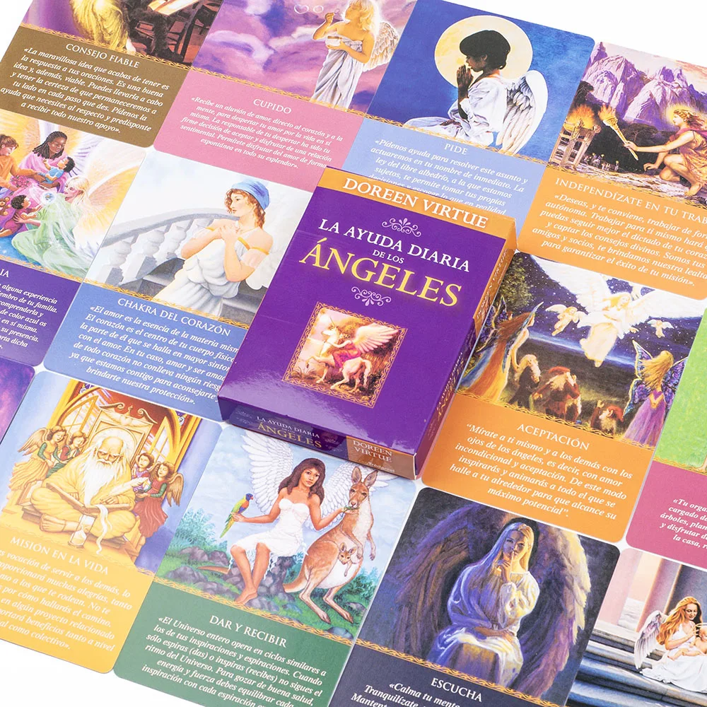 Guidance From Your Angels: Spanish Oracle Cards Deck