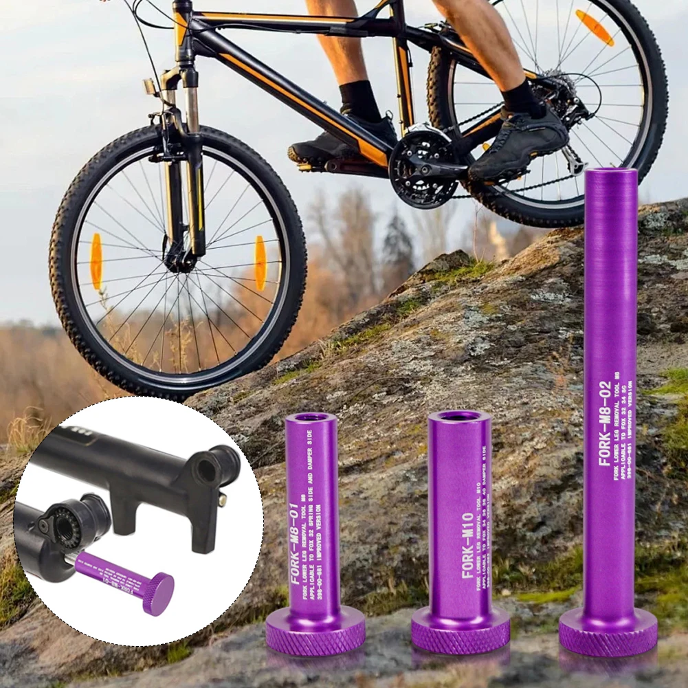 Aluminum Alloy Bike Fork Spring Damper Removal Tool Bike Fork Lower Leg Removal Tool for Front Fork Accessories