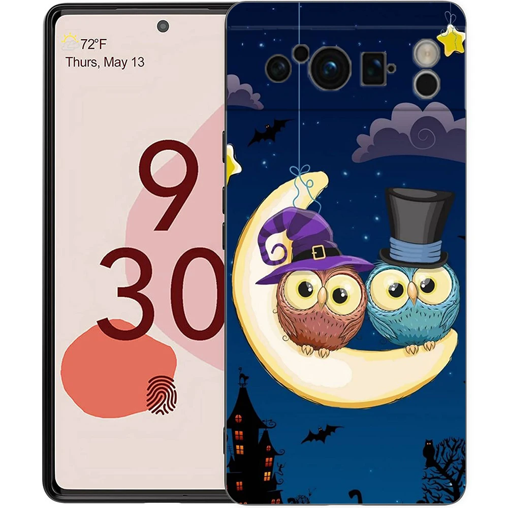 Adorable Cartoon Owl Shockproof Silicone Phone Case Cover