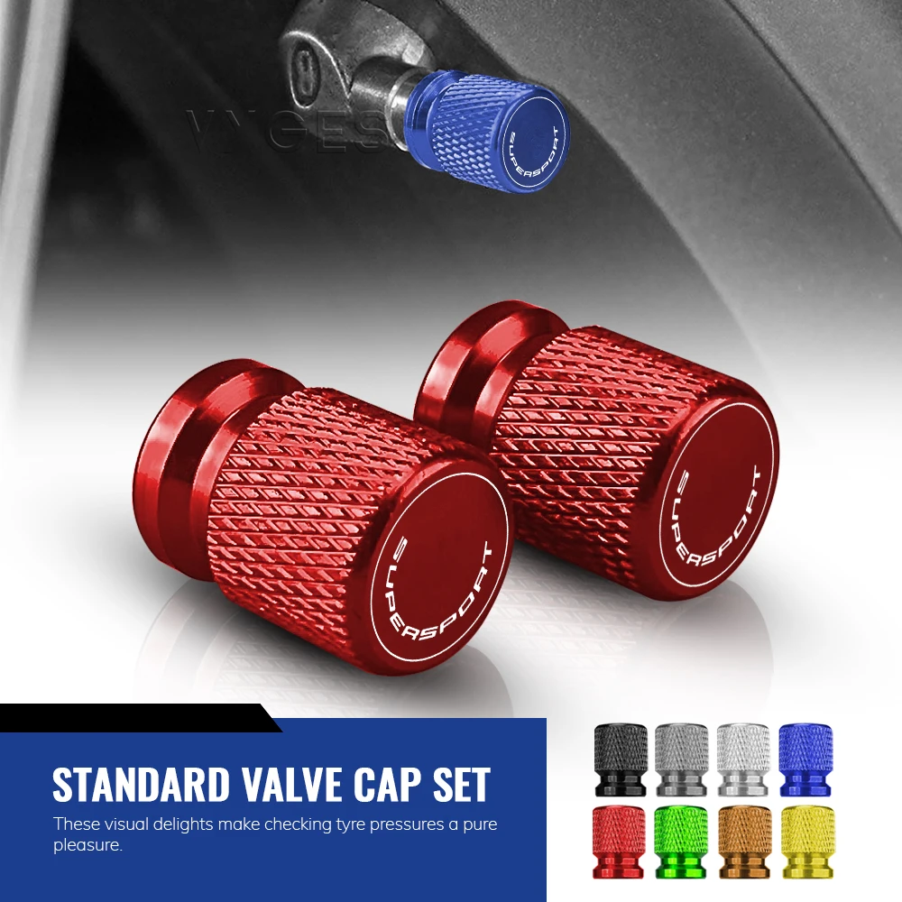

Motorcycle For Ducati SuperSport 950 950S Standard Valve Cap Set Tire Caps Set