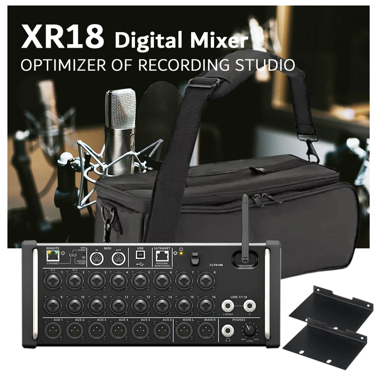 XR18 Mixer Digital Profissional Gravação Multitrack Áudio X32 Effecors
