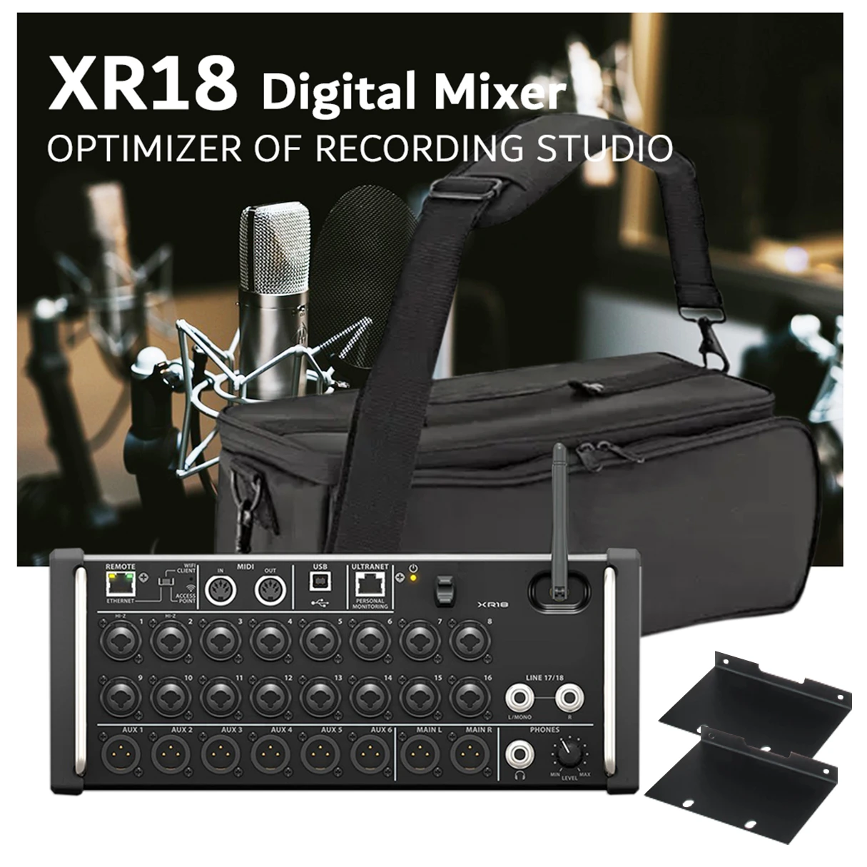 XR18 Mixer Digital Profissional Gravação Multitrack Áudio X32 Effecors