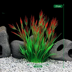 Vibrant Underwater Aquatic Plastic Plants (Pearl Powder)