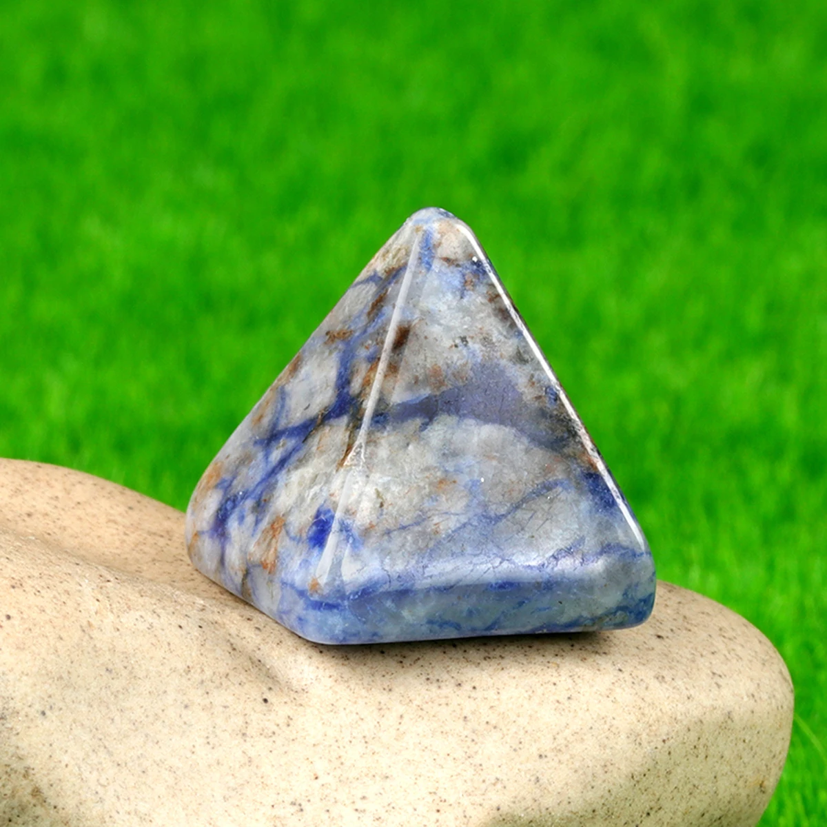 thumbnail image 1 of 1 pieza de gemas de piedra de ágata natural, cristal mineral, cuarzo, minipirámide, punto de curación energética de Reiki para chakras, torre para decoración del hogar, 1 of 5