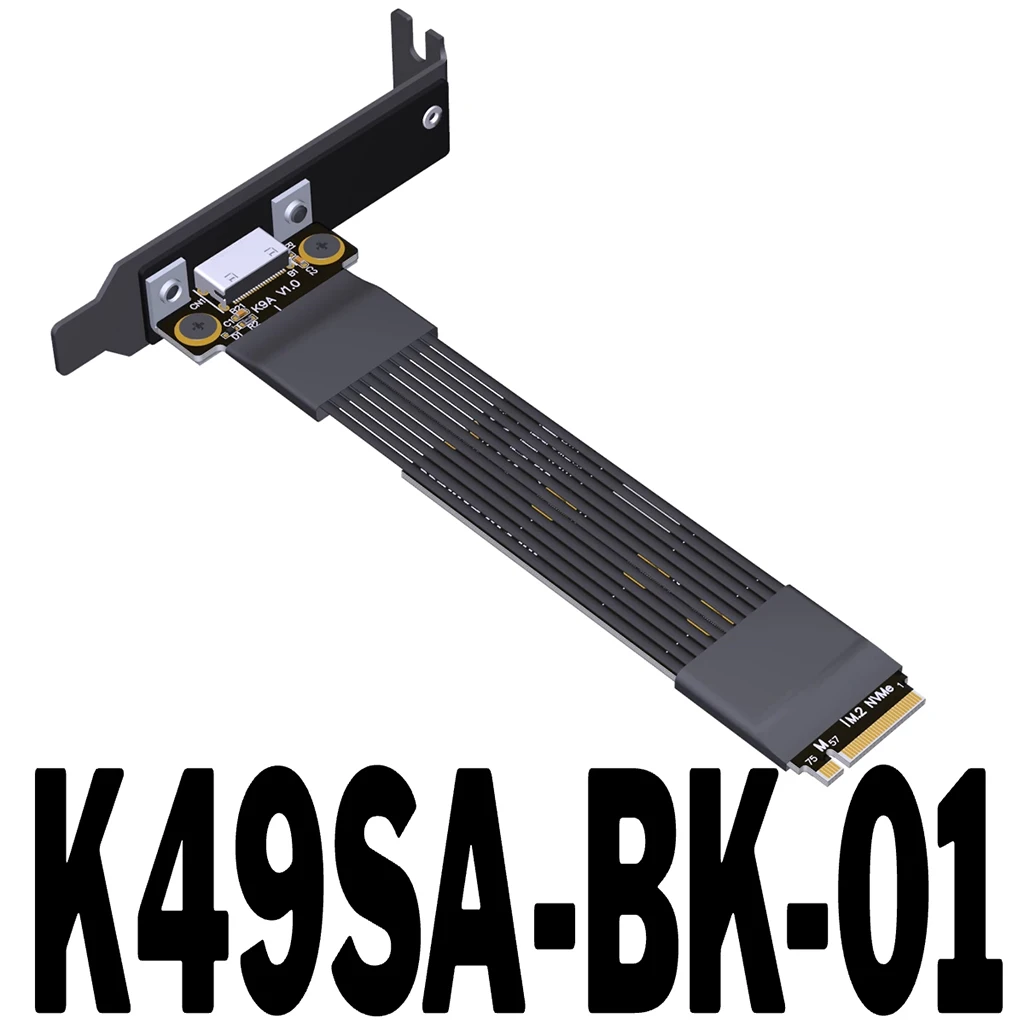NVMe zu SFF-8611 8612 Adapter Riser OCuLink Grafikkarten-Verlängerungskabel PCIE 5.0 X4 Gen5 M.2 Anschluss für Mini-PC SSD GPU – Detail 18
