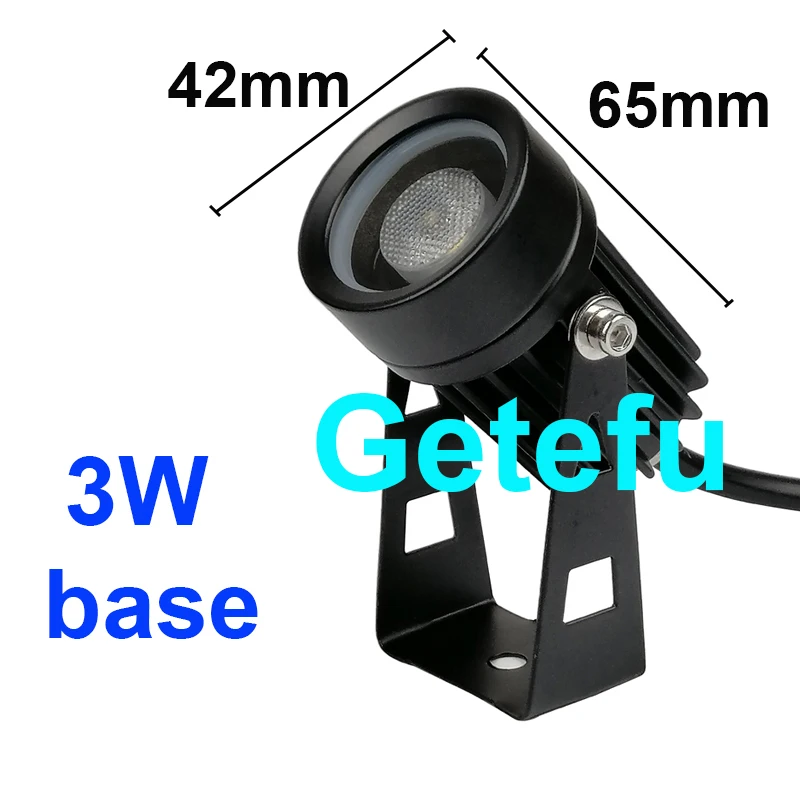 thumbnail image 1 of Luces LED para jardín de 12 W y 18 W, lámpara LED para exteriores resistente al agua para césped, CA 85-265 V, 12 V, foco con punta para paisaje, IP65, luz LED para camino de jardín, 1 of 5