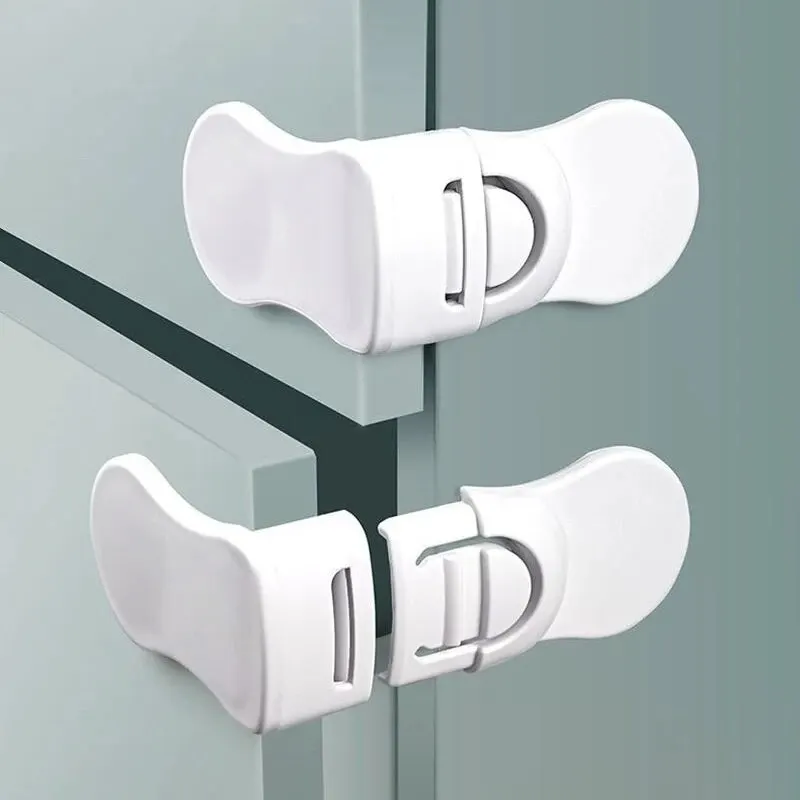 Child Lock Safety Lock Right Angle Lock Child Baby Anti Clip Hand Multi-purpose Safety Corner Lock Child Safety Supplies 5pcs