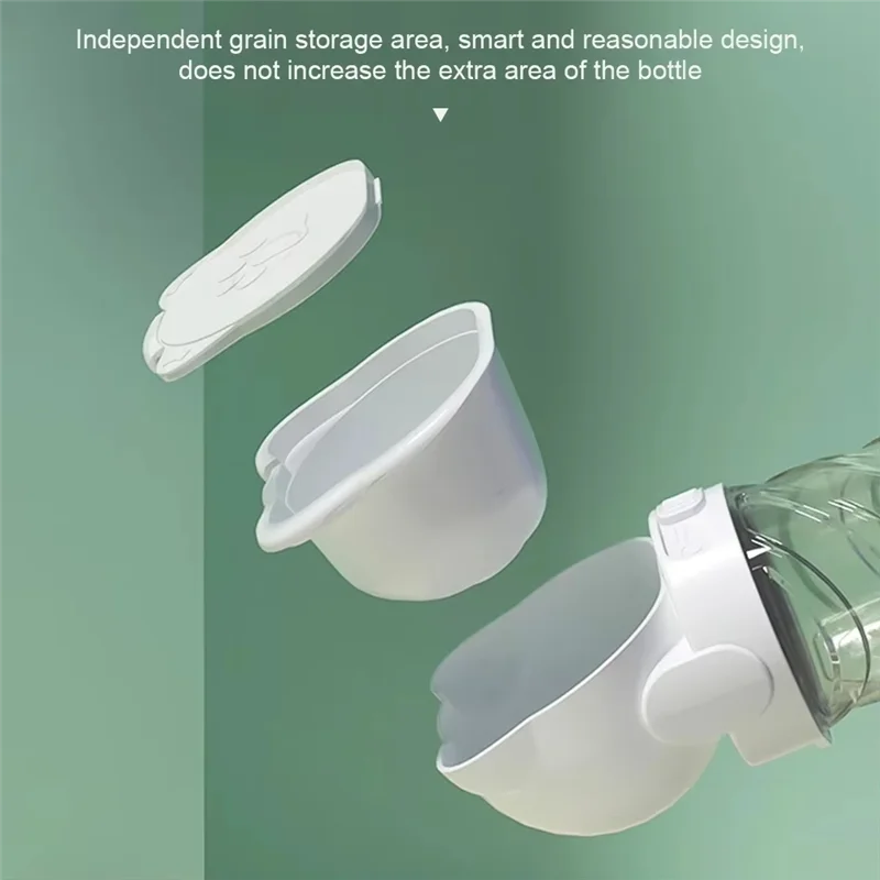 Dog Cat Water Bottle With Storage Food And Water Container For Puppy Pets Dogs Feeder Bowl Travel Pet Supplies