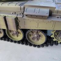 COOLBANK RC Tank, 1/16 2.4G RC Russia T72 Main Battle Tank Model Military Tank Army Vehicle Infrared Battle Tank Toys for Boys 2