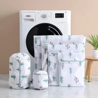 6PCS/Set Laundry Bag Dirty Clothes Wash Mesh Bag Clothing Care Protection Washing Net Filter Bra Underwear Laundry Organizer 1