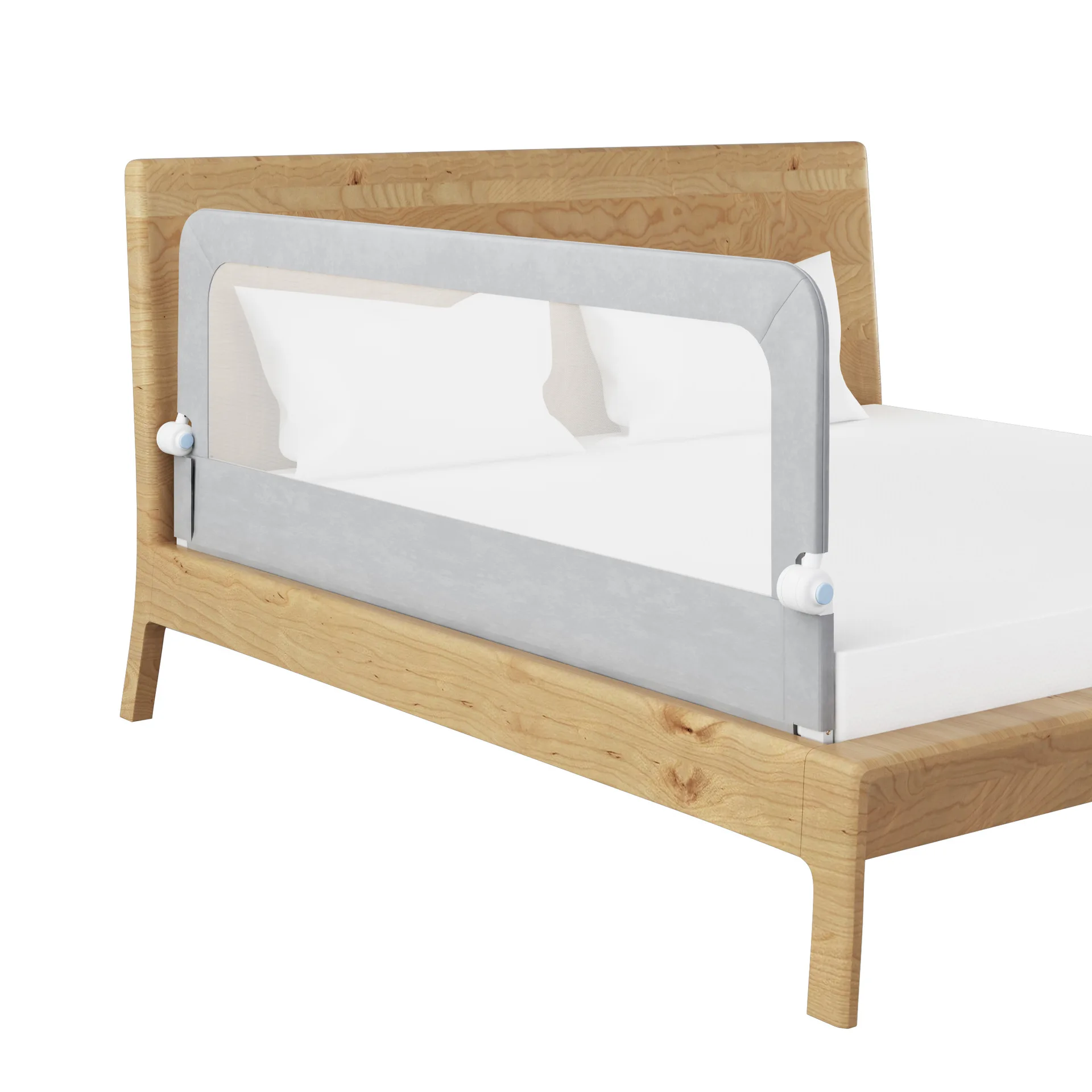 150cm-200cm Crib Baby Bed Guardrails Fence Invisible Newborn Collapsible Guard Rails To Prevent Falling Bed Guardrail (1-side)