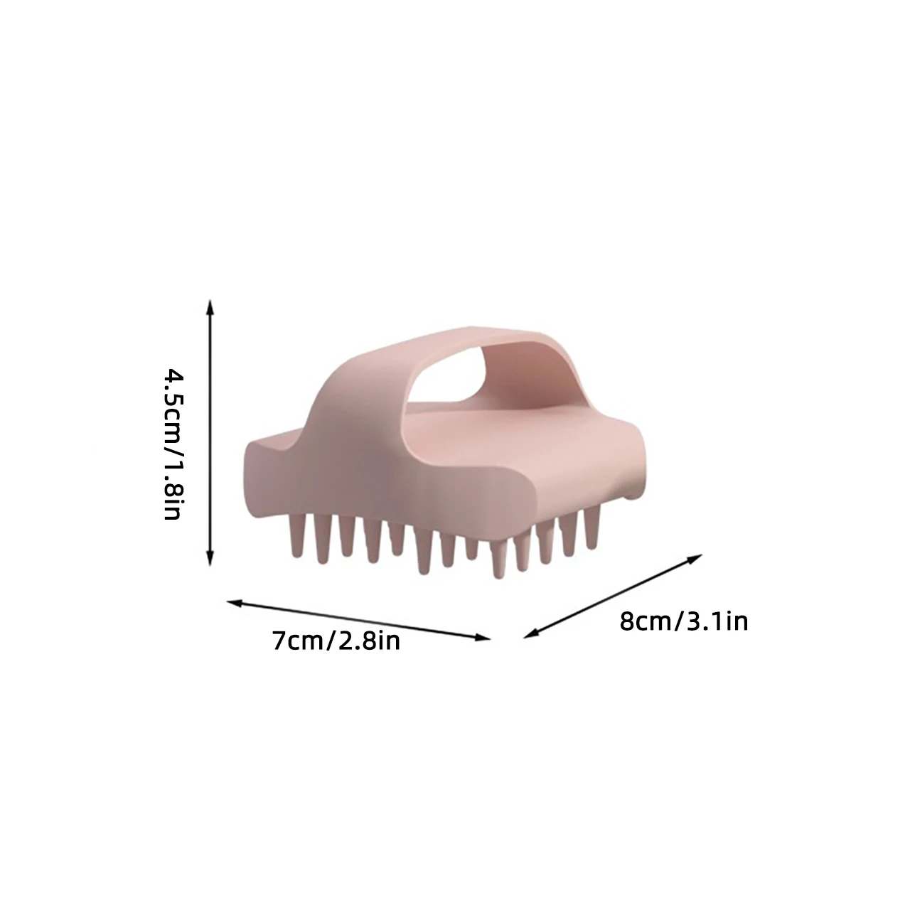 Silicone Hair Massage Brush Shower Massager Cleaning Brushes Scalp Bath SPA Hair Body Care Brushes Tools