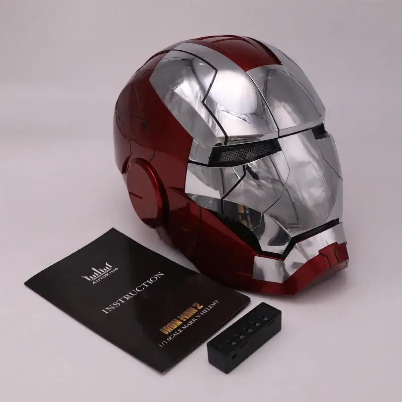 Avenger Iron Man Mk-5 Helmet Electric 1/1 Mk5 Helmet Remote