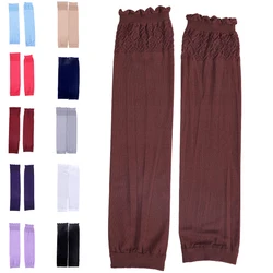 Islamic Muslim Women Sleeves Summer Sunscreen Arm Cover Hijab Stretchy Fabric Arab Sleeves Elastic Sun Arm Warmer Middle Eastern