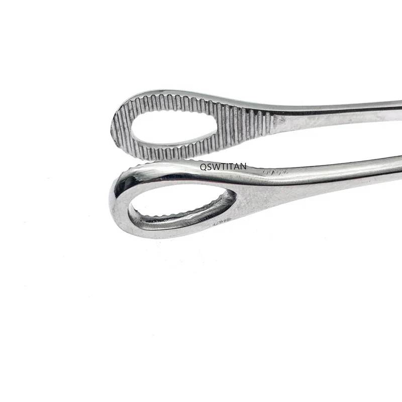 Sponge Forceps Stainless Steel Dental Forceps Surgical Instruments Straight/Curved Serrated Jaws