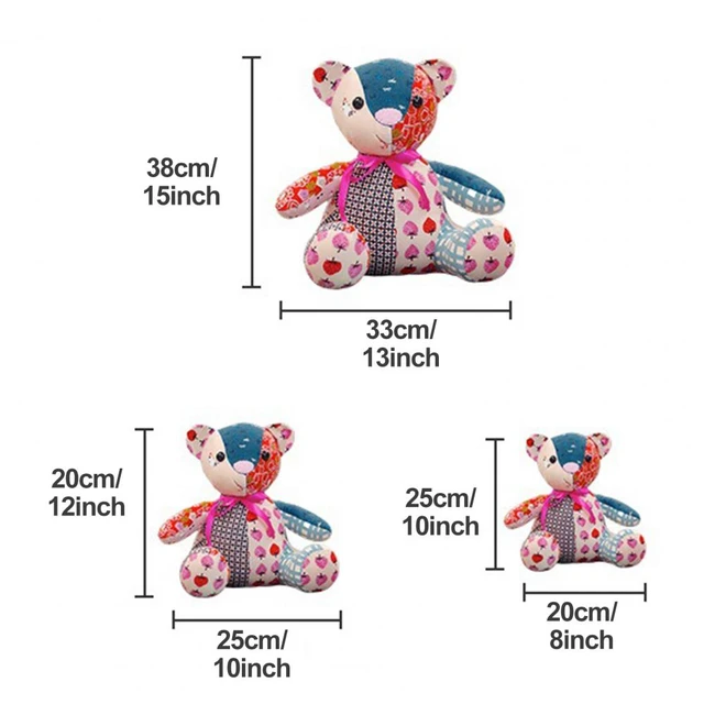 Memory Bear Template Ruler Set(10 Pcs) Patchwork Ruler Cutting Fabric  Template Memory Bear Sewing Pattern Templates - AliExpress