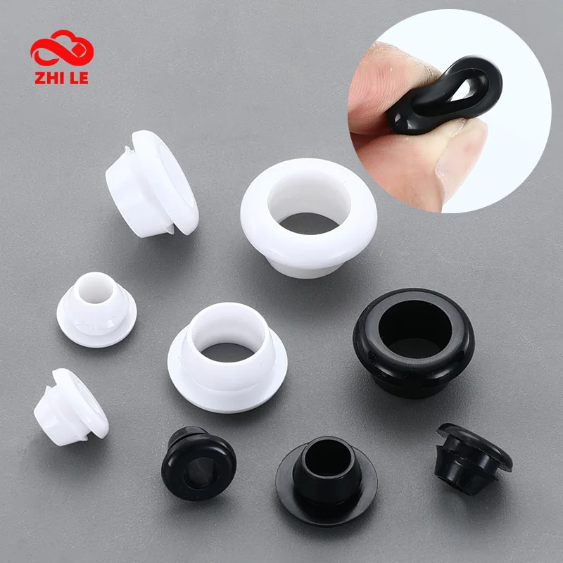 Conical Silicone Plug Seal Gasket Cable Hole Protector Electric Wire Pass Rubber Ring Sealing Cap O Rings Cover Stopper Washer