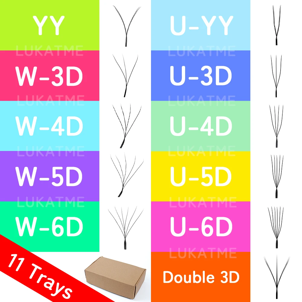 LUKATME Premade Fans Lashes - Volume & Drama