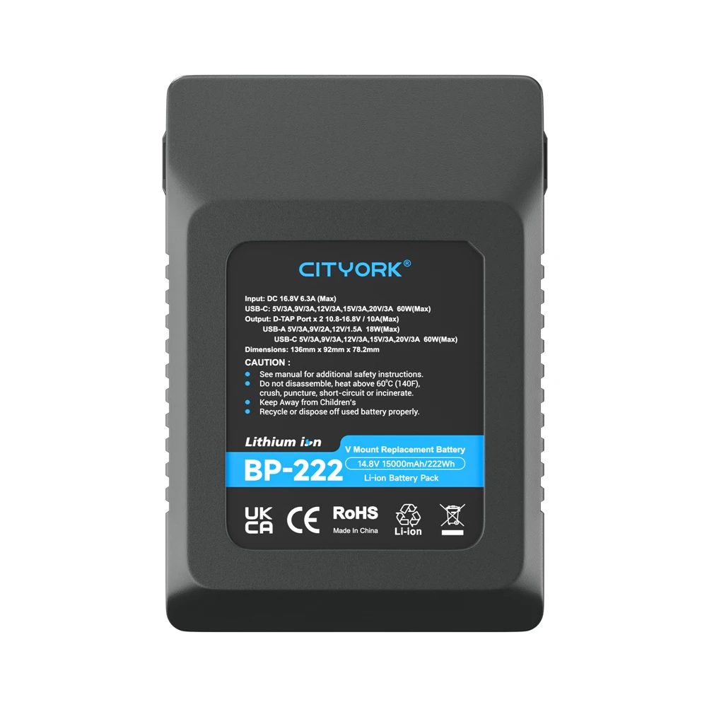 その他 CITVORK V Mount Battery 229Wh Amazon.com: CITYORK Mini V Mount Battery 229Wh/ 15500mAh