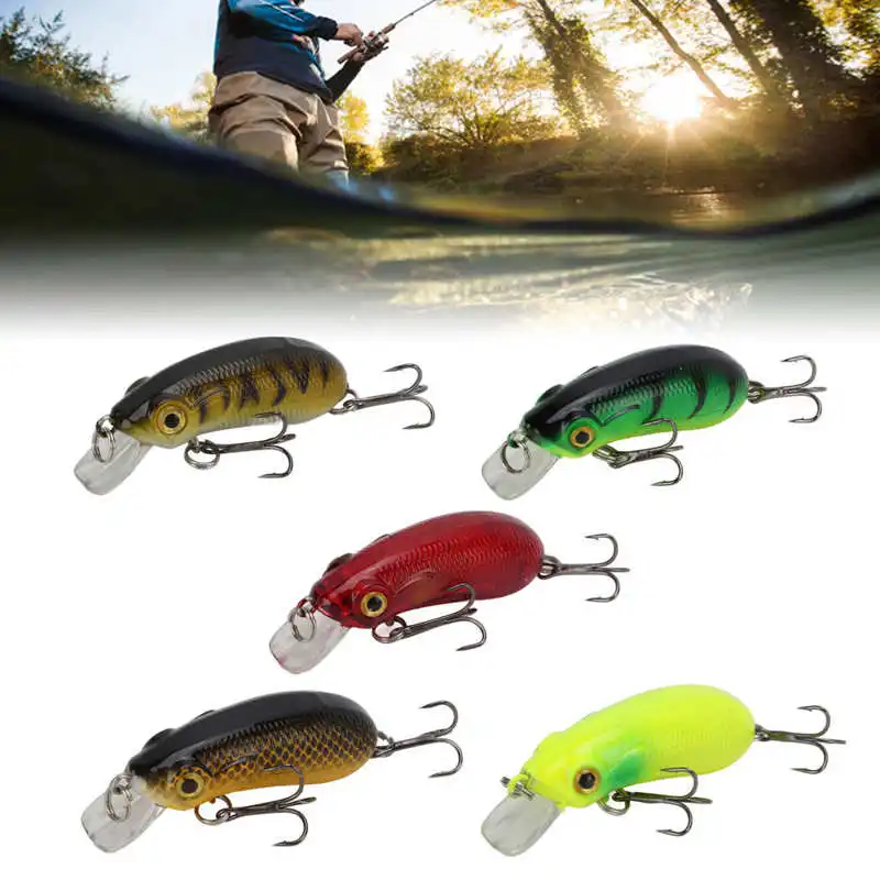 

Fishing Lures Baits With Fishing Hooks Biomimetic Luya Mini Slow Sink And Floating Fishing Lure Fishing Accessories