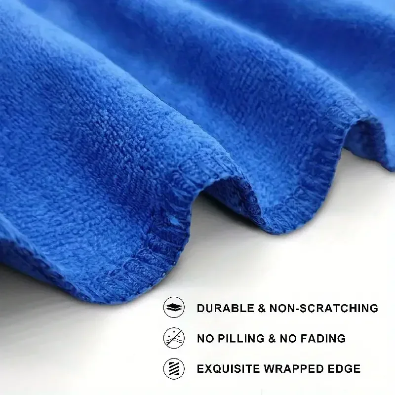 50-200PCS Microfiber Cars Wash Towels Extra Soft Cleaning Rag For Car Washing Tools Auto Detailing Absorbent Wash Duster Towel