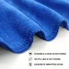 200pcs Microfiber Towels Car Wash Drying Cloth Blue Car Care Detailing Cleaning Polishing Duster Home Kitchen Washing Rags 6