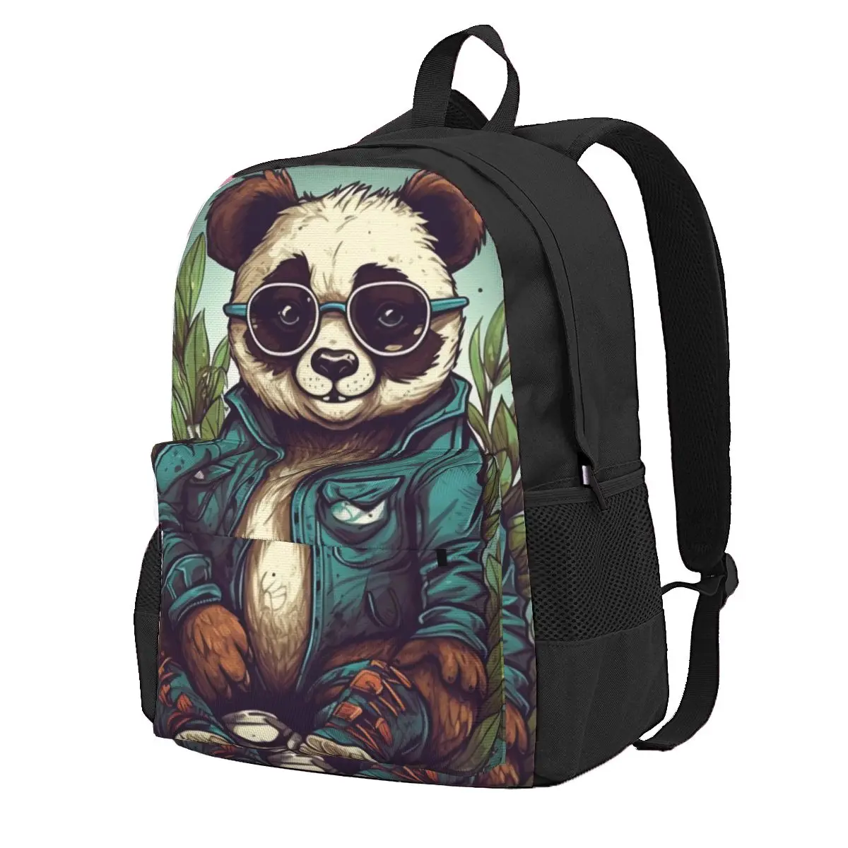 

Рюкзак с мультипликационным рисунком панды, дорожные рюкзаки, уличная одежда для мальчиков и девочек, дизайнерские сумки для старших классов