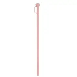 Reusable Large Diameter Silicone Straw with Cover for Water Bottles and Tumblers (Pink)