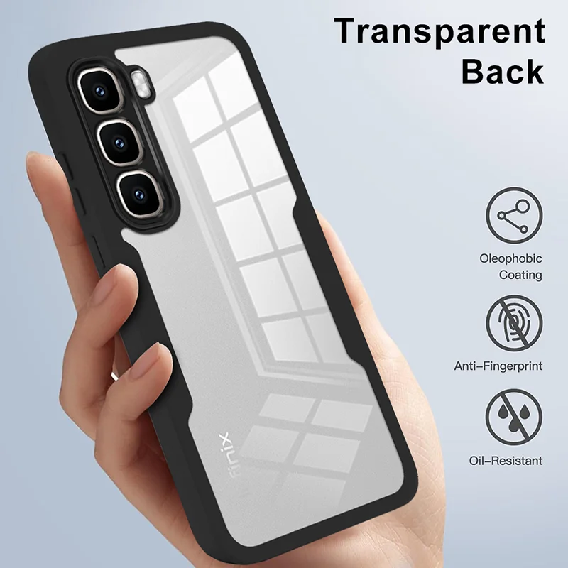 360° Full Body Transparent Shockproof Phone Case