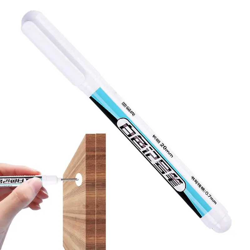 

White Paint Marker White Marker Paint Markers Waterproof Permanent Marker Quick Dry White Marking Pen 20mm White Wood Marker
