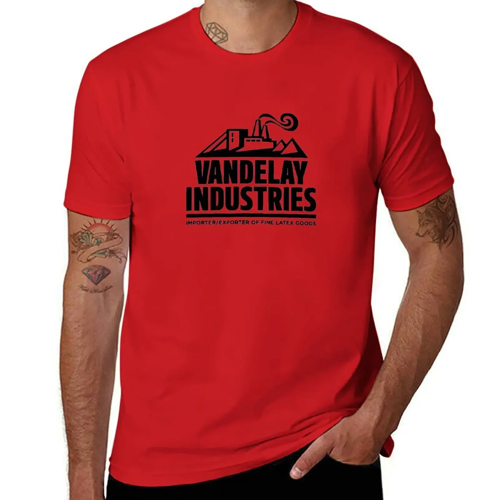

vandelay T-shirt quick drying Short sleeve tee graphics men clothes